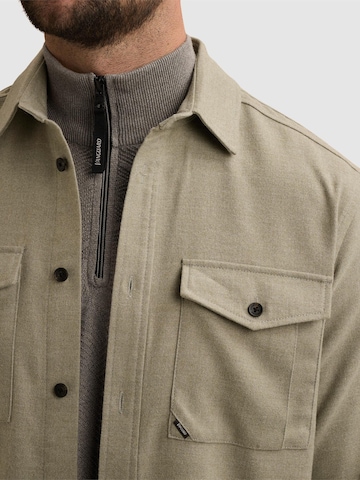 VANGUARD Regular Fit Skjorte 'Overshirt with button closure' i grøn