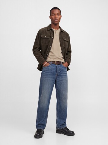 JACK & JONES Regular Fit Hemd 'JJERegent' in Braun