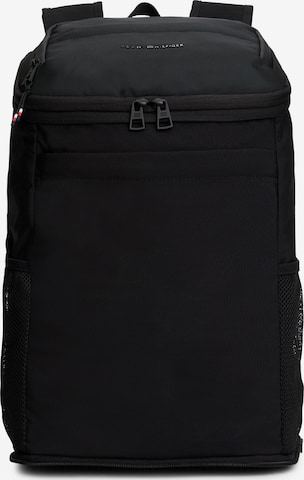 melns TOMMY HILFIGER Mugursoma: no priekšpuses