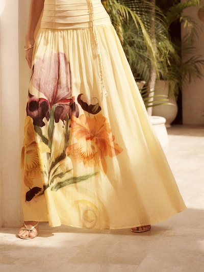 Lipsy Dress in Yellow / Dark green / Aubergine / Orange, Item view