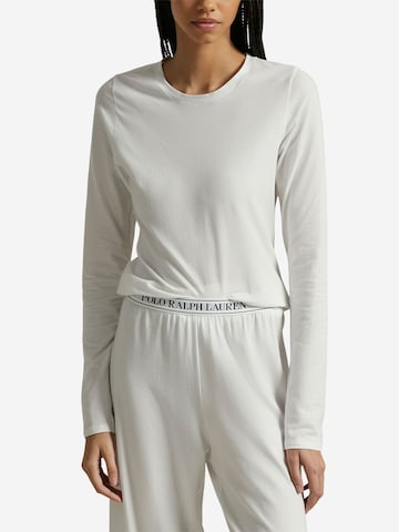 T-shirt ' Club Cotton ' Polo Ralph Lauren en blanc : devant