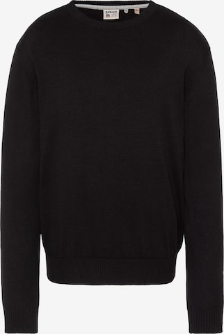 Pull-over Schott NYC en noir : devant