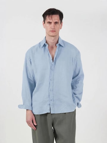 Giesto Shirt 'Hemden' in Blauw: voorkant
