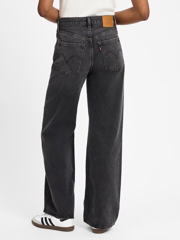 LEVI'S ® - Pierna ancha Vaquero 'Ribcage' en negro