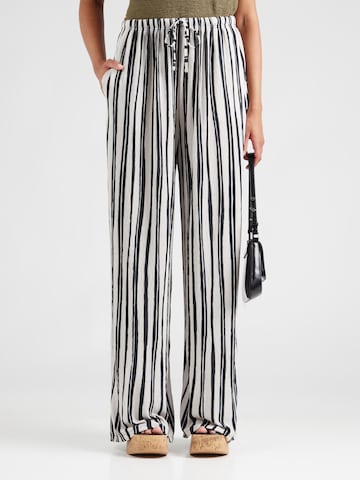 ABOUT YOU Loose fit Trousers 'Maresa' in White: front