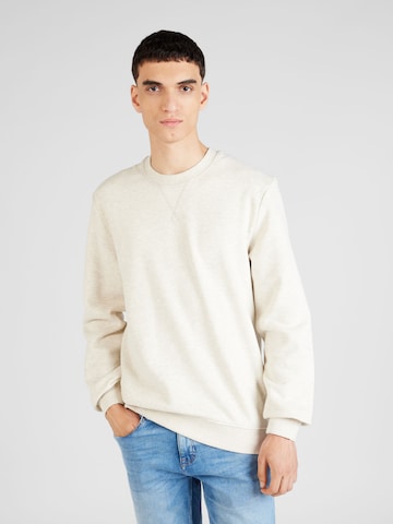 Sweat-shirt s.Oliver en blanc : devant