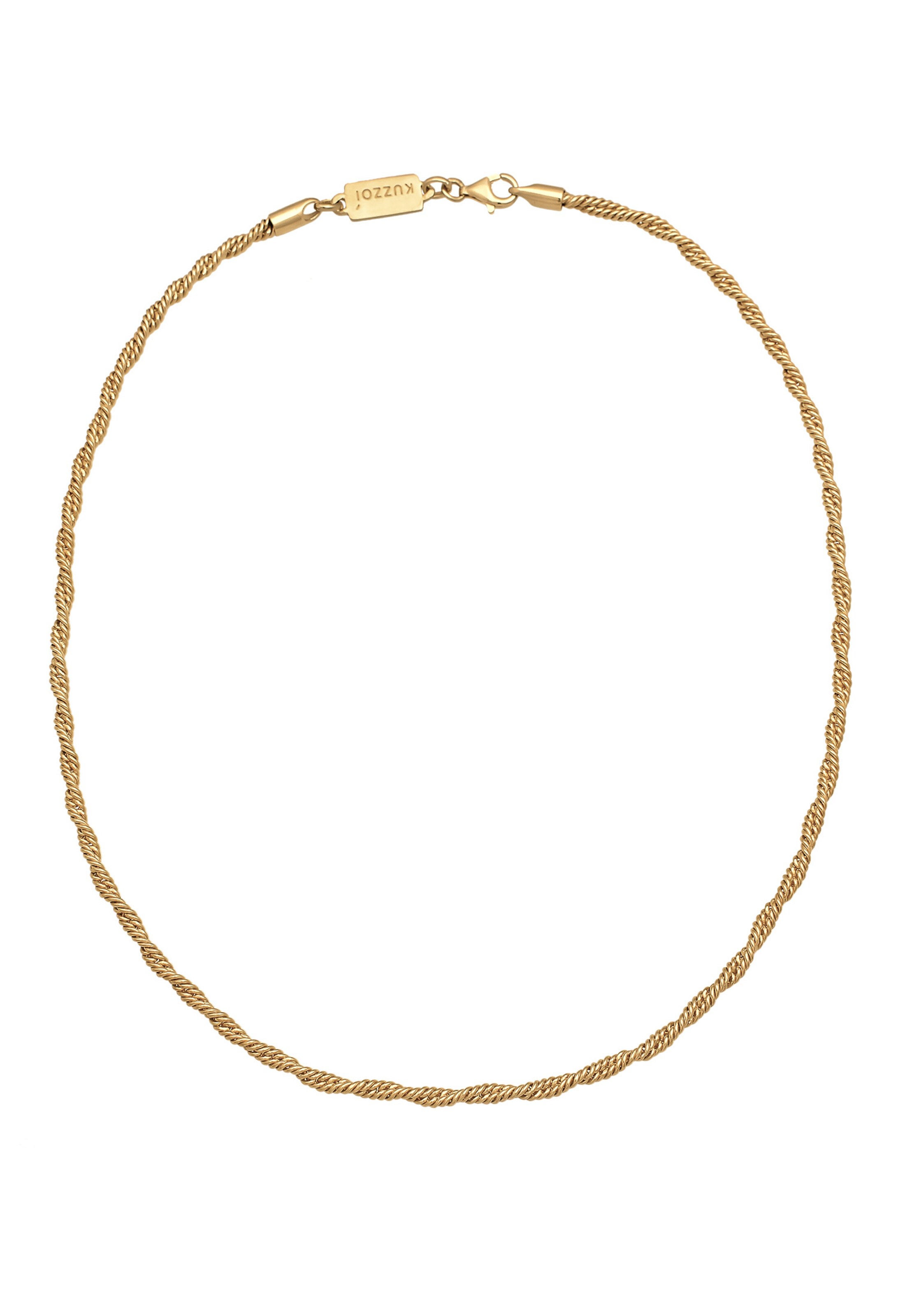 KUZZOI Kette in Gold: Vorderseite