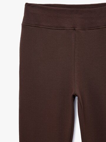 Koton Flared Sports trousers in Brown