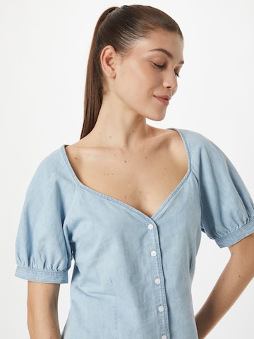 LEVI'S ® Блуза 'Marta Raglan Short Sleeve Blouse' в синьо
