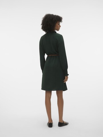 VERO MODA Shirt dress 'VIBE' in Green