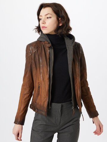 Gipsy by Mauritius Jacke 'GGCascha' in Braun: Vorderseite