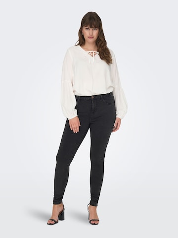 ONLY Carmakoma Skinny Jeans 'Thunder' in Grau