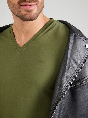 s.Oliver Μπλουζάκι σε πράσινο