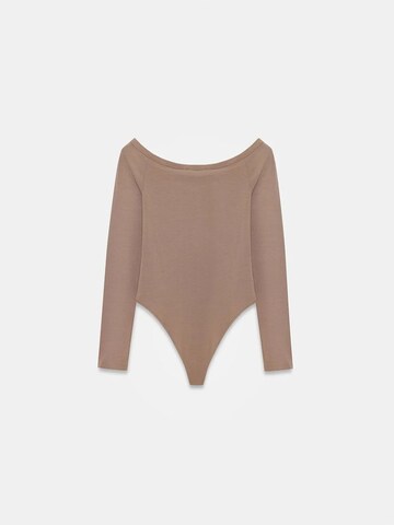 Shirtbody Dilvin en beige