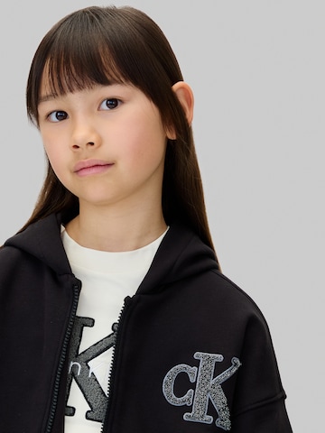 Calvin Klein Jeans - Sudadera con cremallera en negro