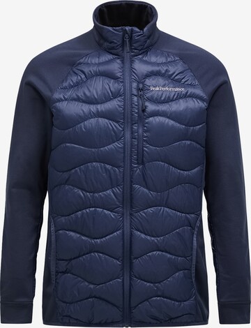 PEAK PERFORMANCE Outdoor Jacket in Blue: front