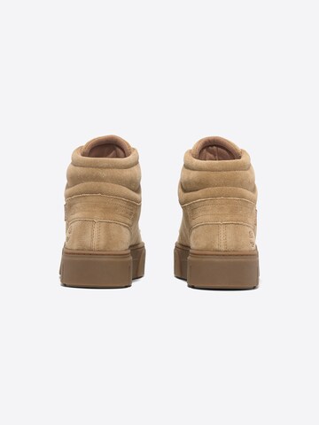 TIMBERLAND Hög sneaker i beige