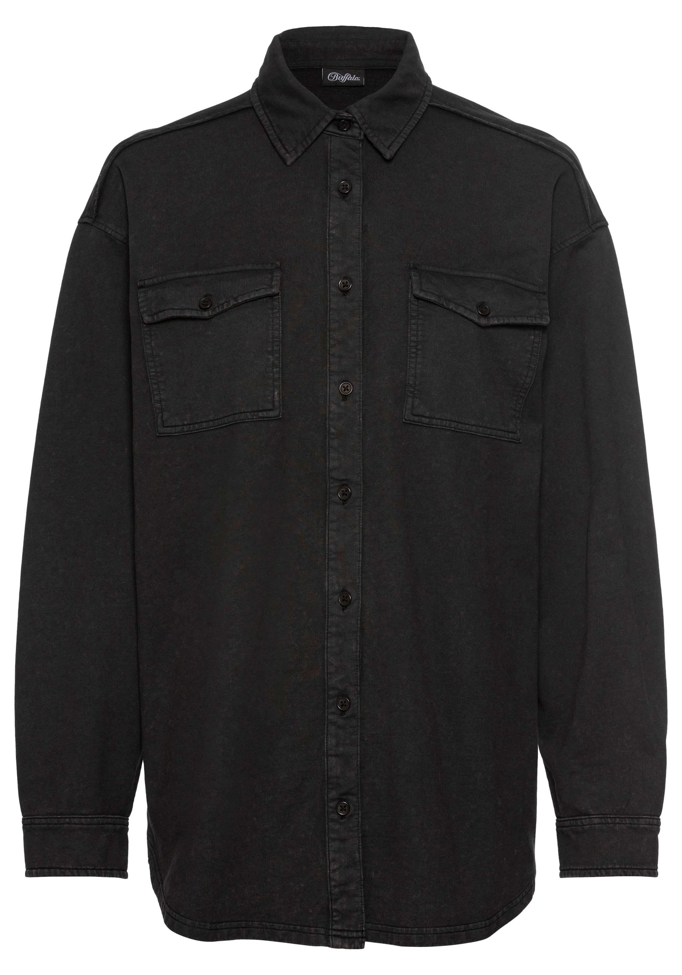 BUFFALO Blúzka - Sivá: predná strana