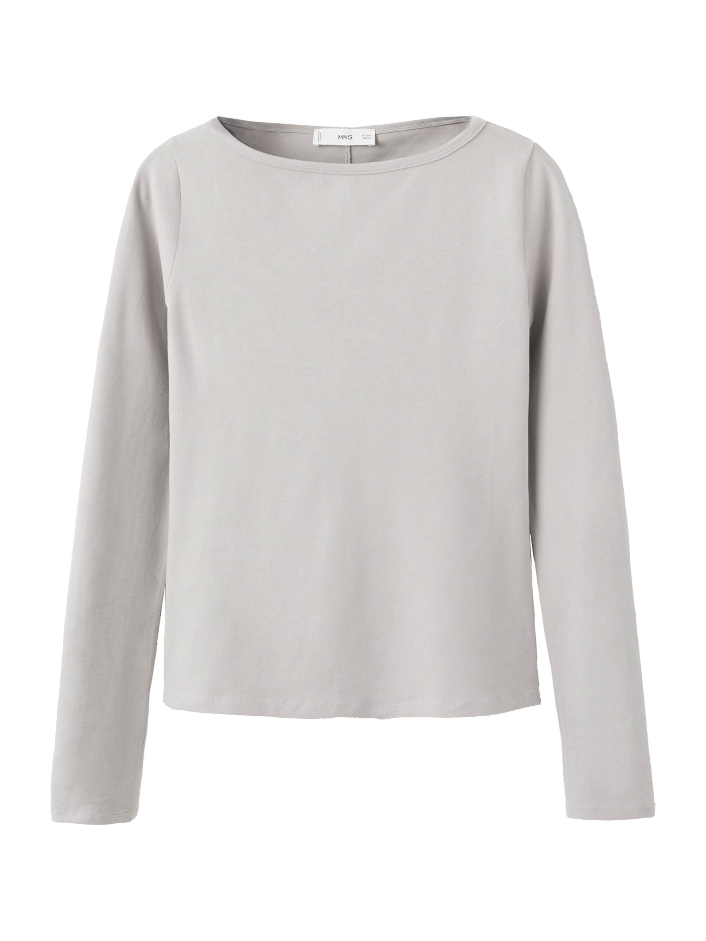 MANGO Koszulka 'MURMA' w kolorze szary: przód