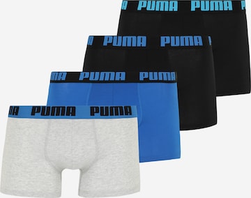 PUMA - Calzoncillo boxer en azul: frente
