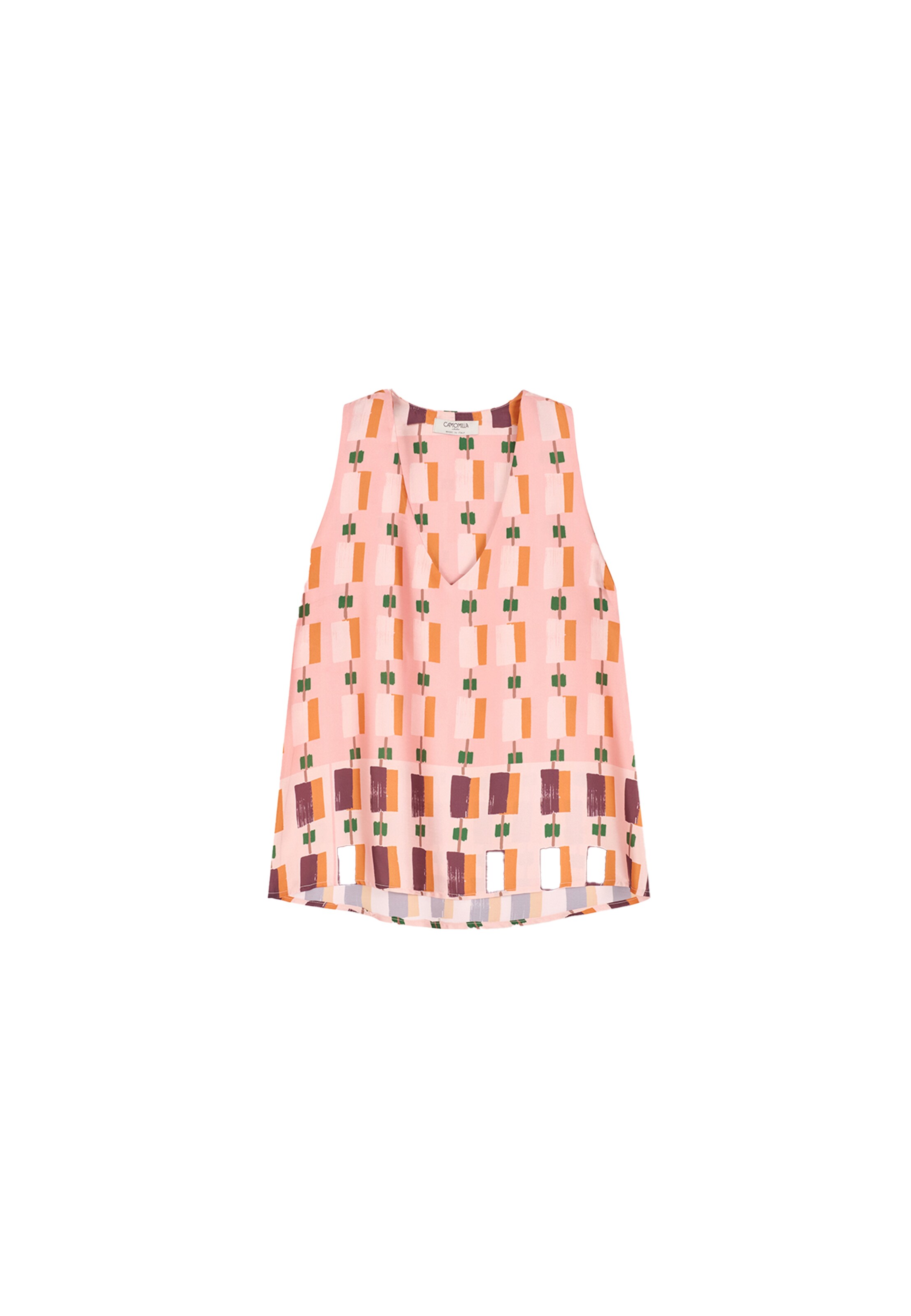 Camomilla Italia Top 'Carlag' in Roze: voorkant