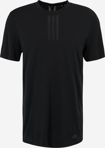 T-Shirt fonctionnel ADIDAS PERFORMANCE en noir : devant