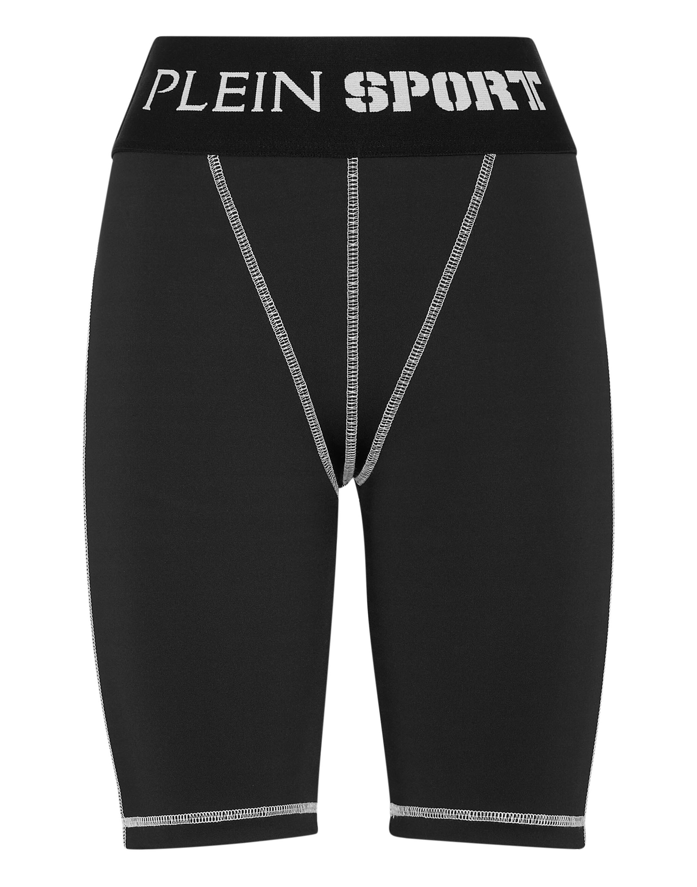 Skinny Leggings di Plein Sport in nero: frontale