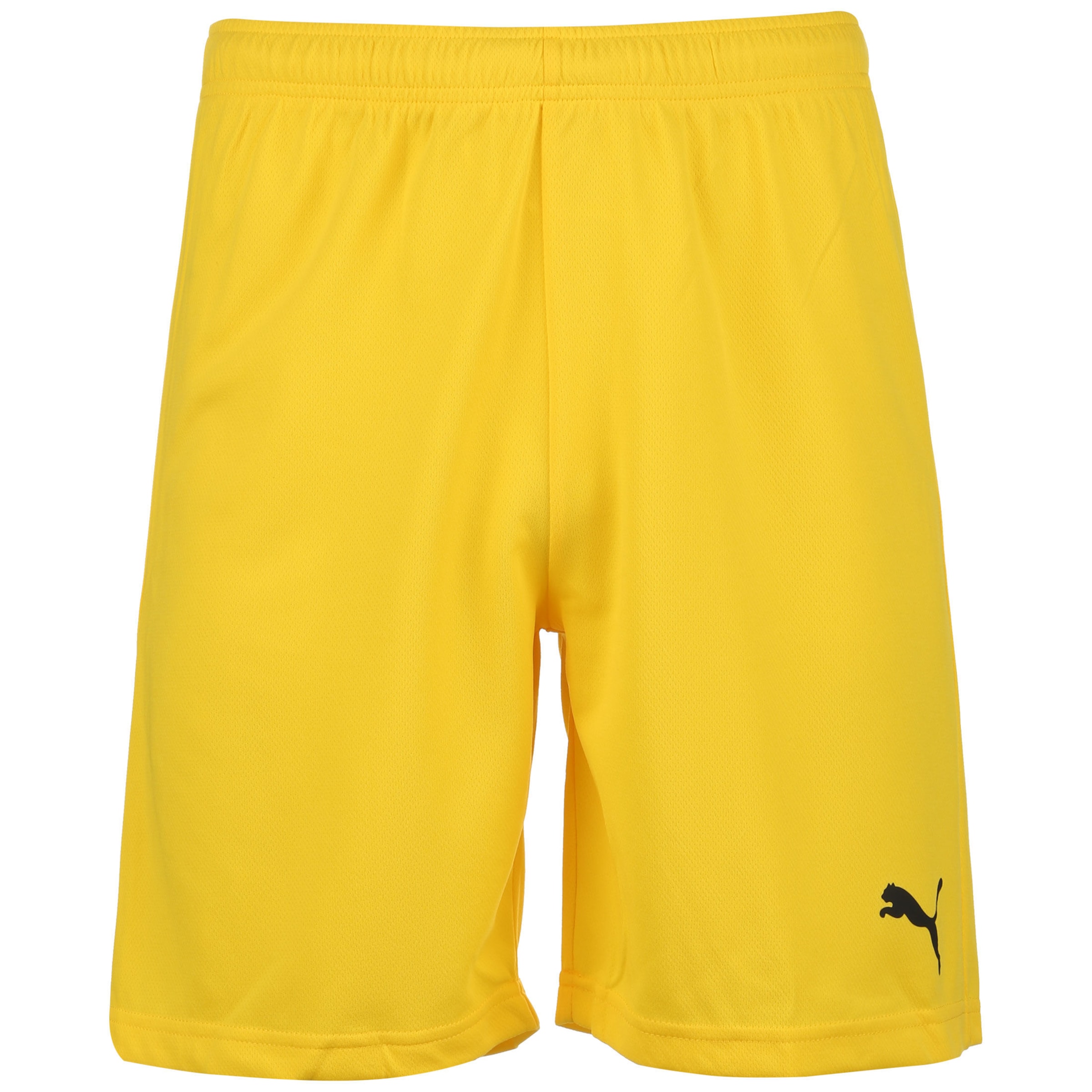 PUMA - Calças de desporto 'TeamRise' em amarelo: frente