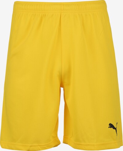 PUMA Sportshorts 'TeamRise' in gelb / schwarz, Produktansicht