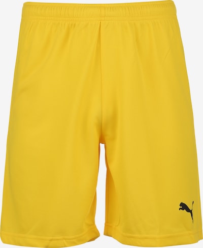 Pantaloni sportivi 'TeamRise' PUMA di colore giallo / nero, Visualizzazione prodotti