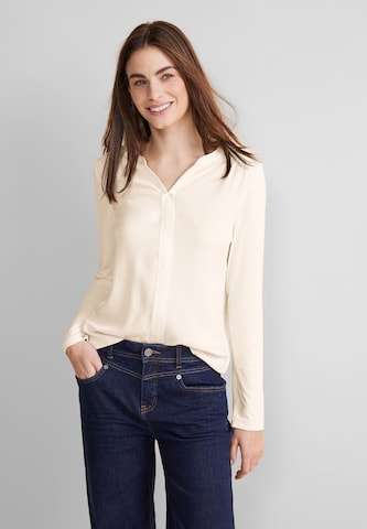 STREET ONE Shirt in Beige: predná strana