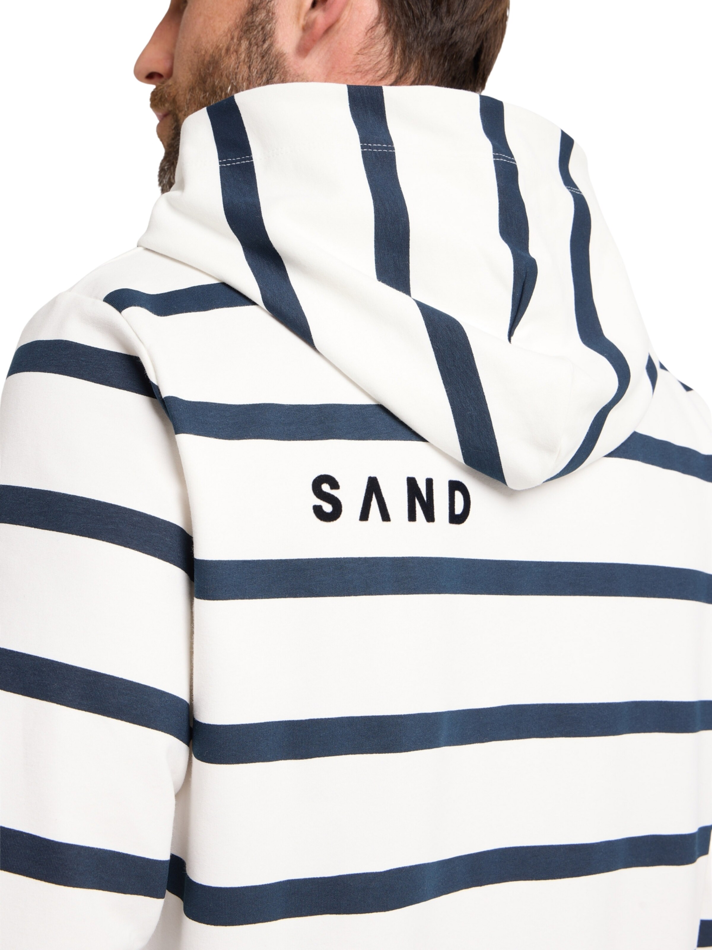 Sweat-shirt 'Marvo' Elbsand en blanc