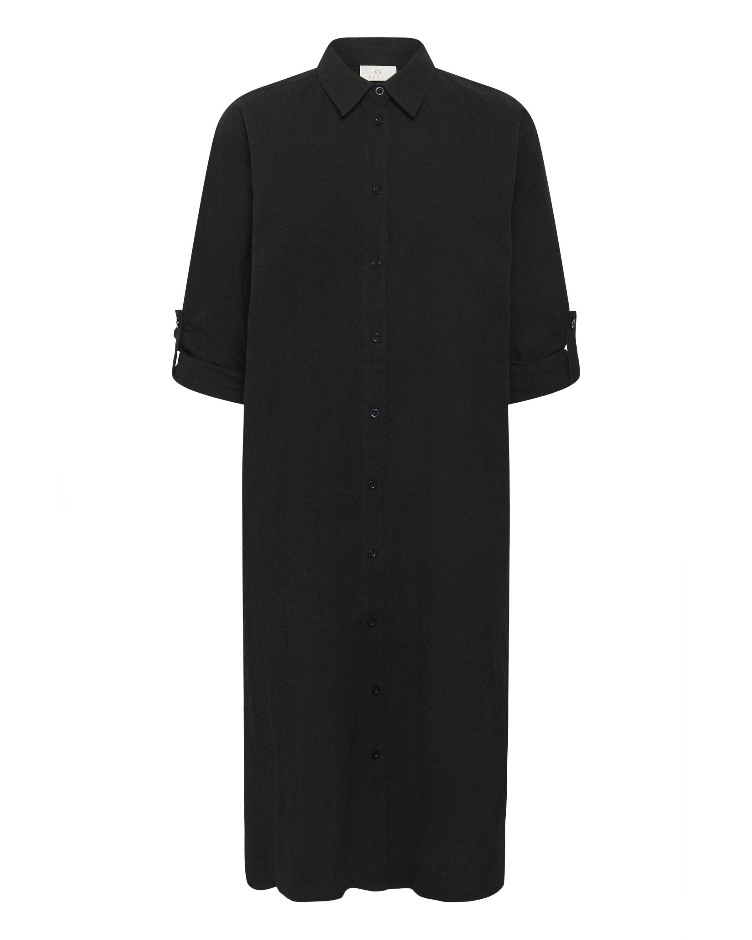 Kaffe Košilové šaty – černá: přední strana
