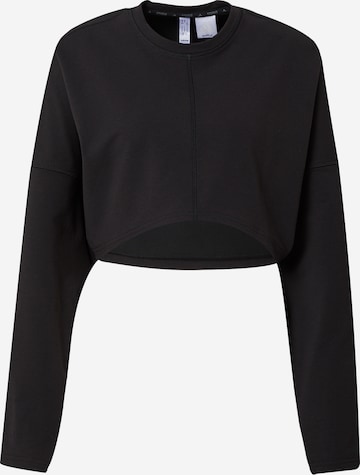 ADIDAS PERFORMANCE Athletic Sweatshirt 'Studio ' in Black: front