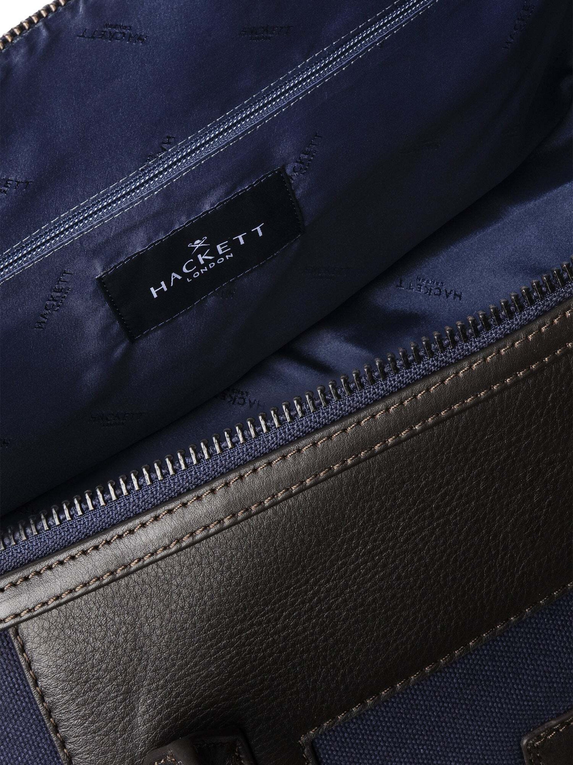 Hackett London Travel bag 'Wells' in Blue