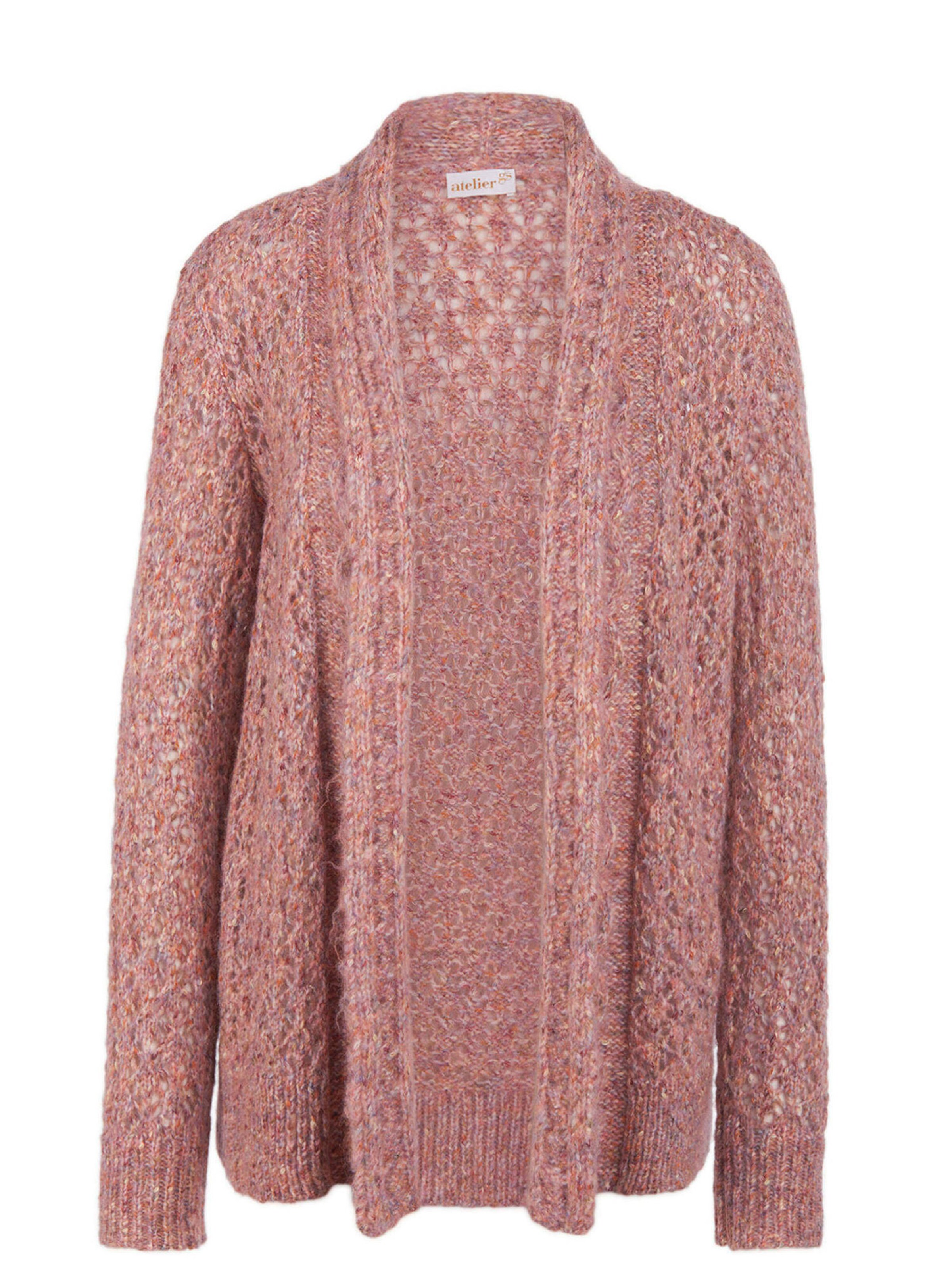 Goldner Knit cardigan in Pink: front