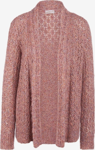 Goldner Knit Cardigan in Pink: front