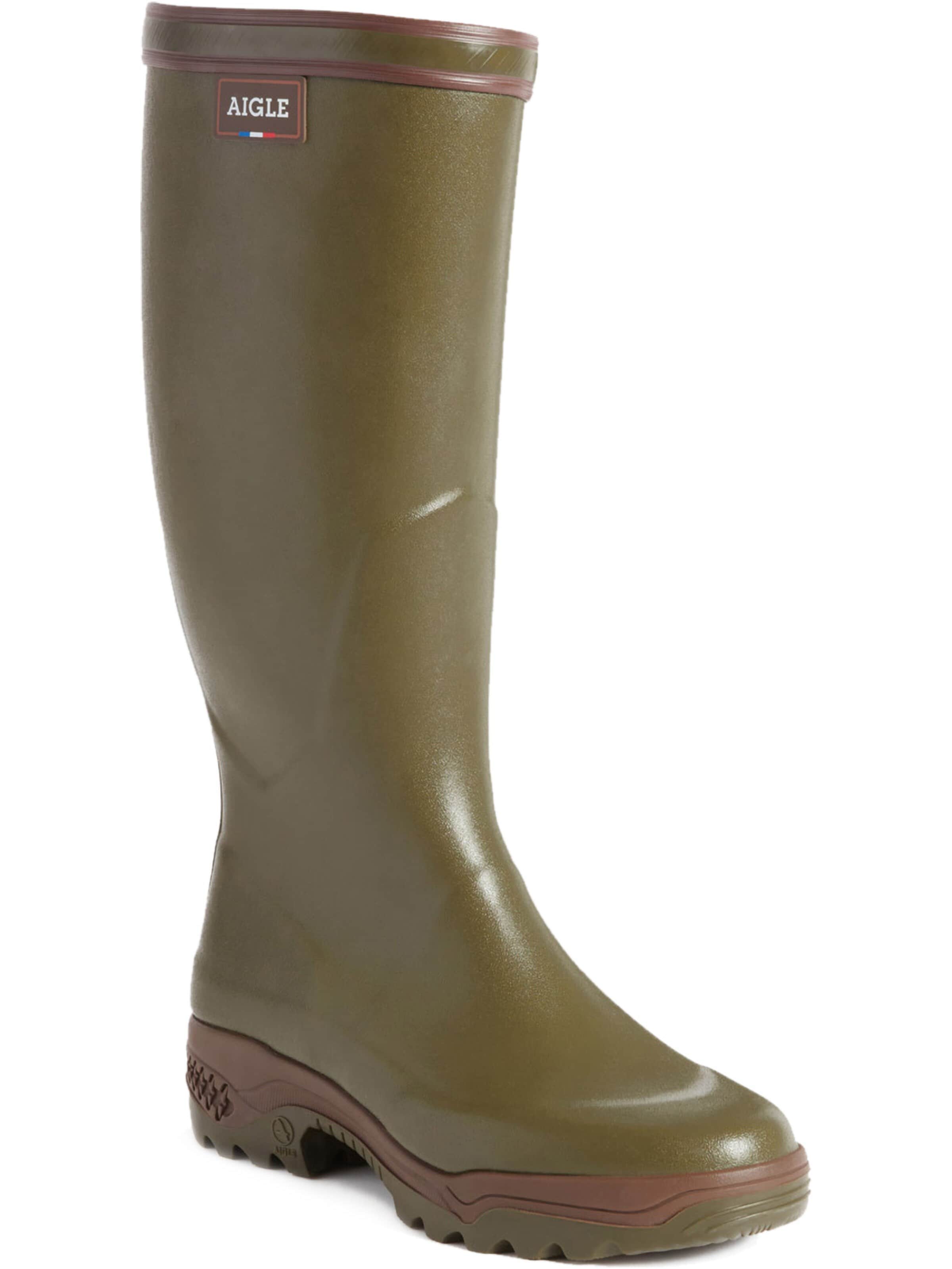 AIGLE Gummistiefel 'Gummistiefel Parcours 2 in khaki'‌ in Grün: Vorderseite