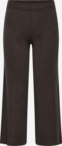 ONLY Carmakoma Pants in Brown: front