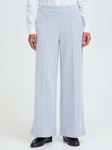 ICHIFlared/zvonoliki kroj Hlače 'IHKATE' - plava boja: prednji dio