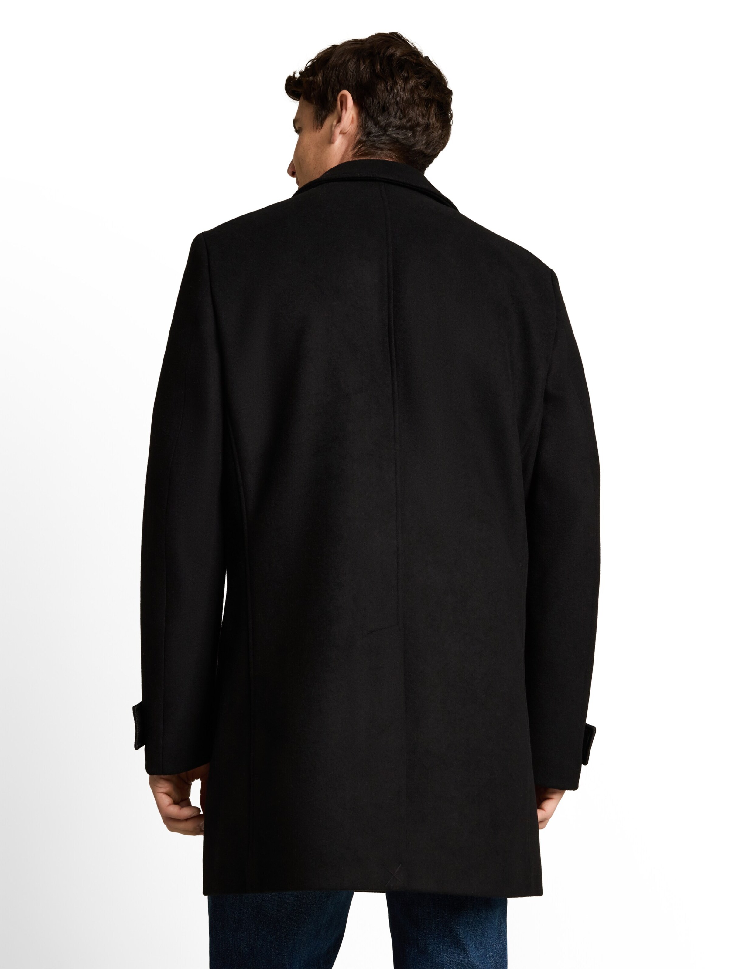 TOM TAILOR Between-Seasons Coat in Black
