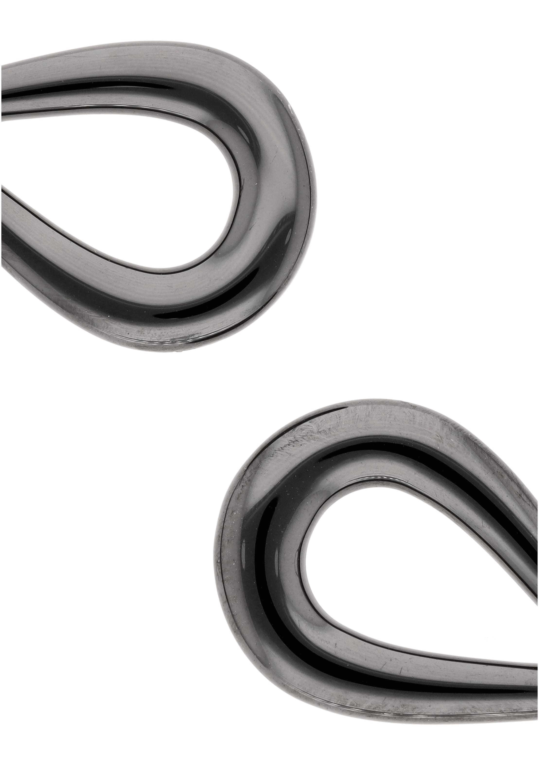 Boucles d'oreilles usha WHITE LABEL en noir