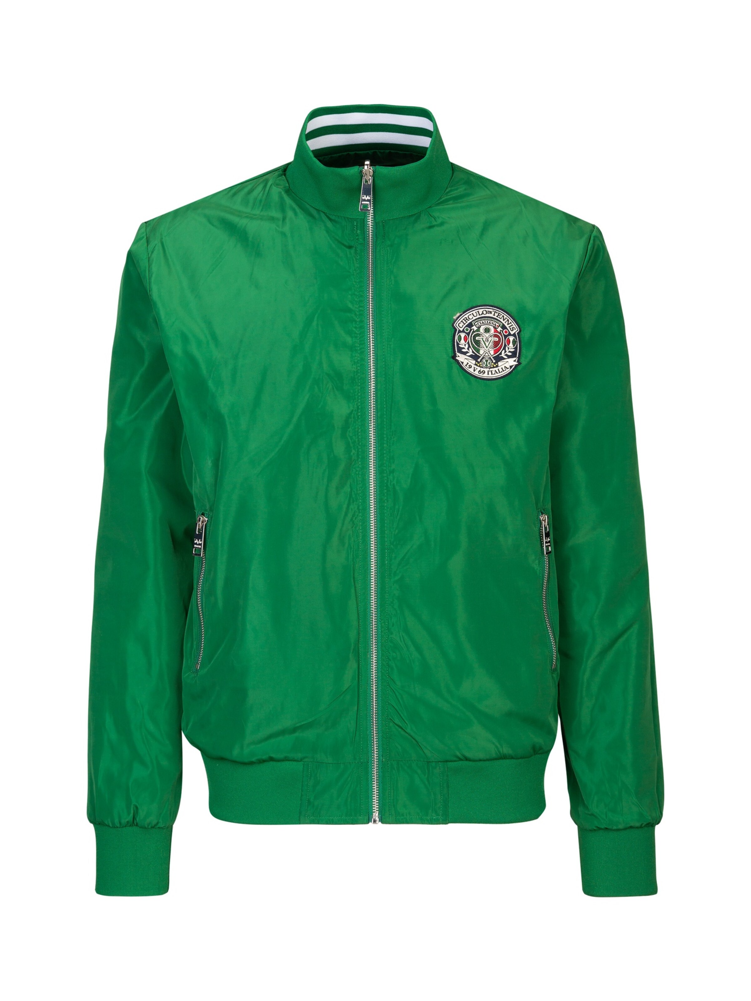 19V69 ITALIA Between-season jacket 'Panatta Tennis' in Green