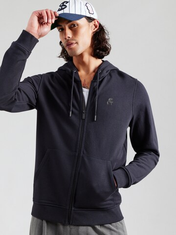 Karl Lagerfeld Sweatjacke in Blau: Vorderseite