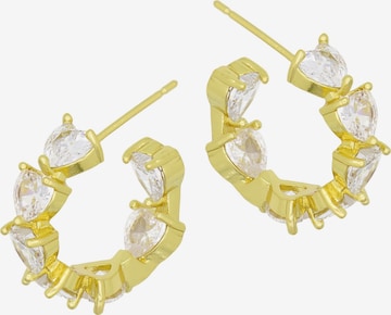 Boucles d'oreilles Fashionbox en jaune : devant