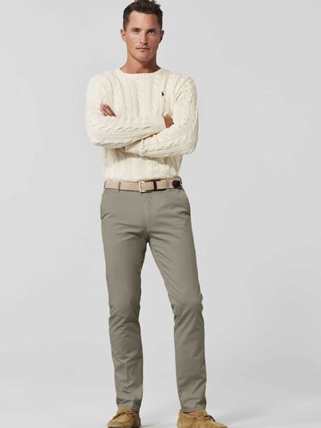 MEYER Regular Chino Pants 'Oslo' in Grey