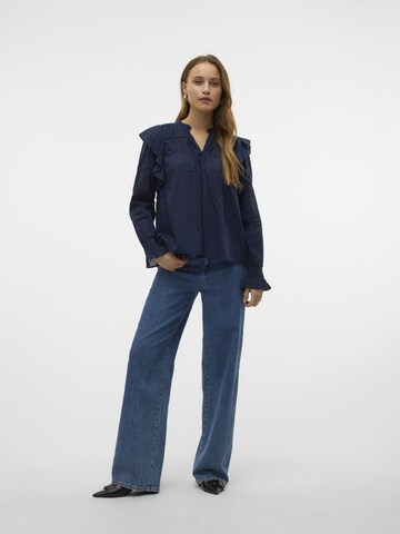 Chemisier 'TRINE' VERO MODA en bleu