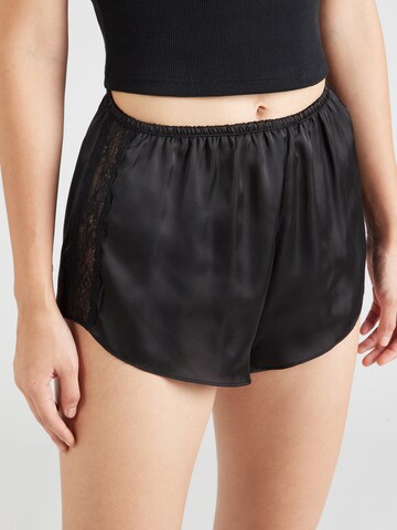 Hunkemöller Pyjamashorts in Schwarz: Vorderseite