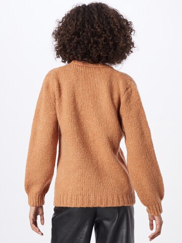 MORE & MORE Knit cardigan in Brown