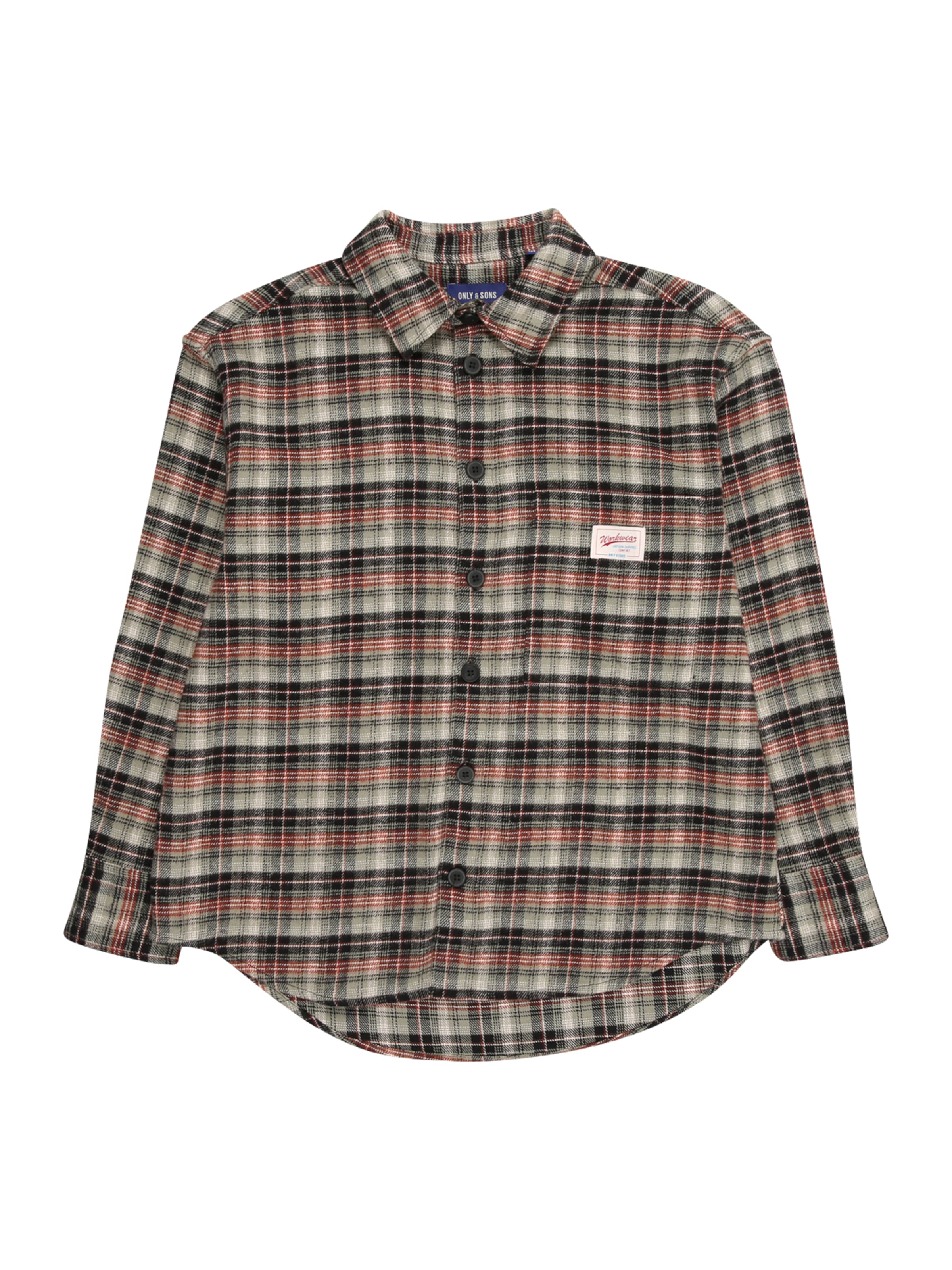 Only & Sons Junior Comfort Fit Skjorte 'OSJJack' i rød: forside